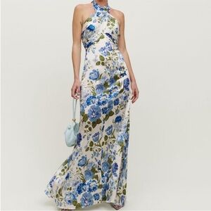 Vería silk dress by reformation